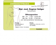 Bild Seliger Dagmar Dipl.-Med. Stomatologie Zahnarztpraxis