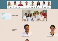 Website Kami Manouchehr Zahnarzt