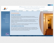 Website Praxis f�r Zahnheilkunde Dr. Schumann & Dr. Hornberger