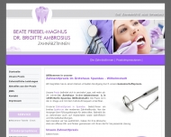 Website Friebel-Magnus Beate , Ambrosius Brigitte Dr. Zahnärztinnen