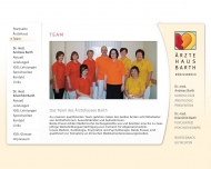 Website Barth Andreas Dr.med. FA f. Innere Medizin/ Kardiologie - Barth Kriemhild Dr.med. F� f�r Psychatrie / Psychotherapie