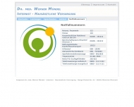 Website Mündel Werner Dr.med. Internist