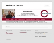 Website Medizin im Zentrum Gemeinschaftspraxis für Innere Medizin
