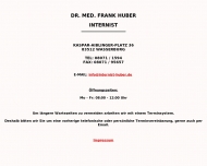 Bild Huber Frank Dr.med. Fachrztlicher Internist
