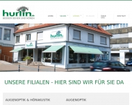Website Hurlin Brillen-Optik und Kontaktlinsen