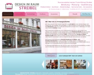 Website Raumausstatter Design im Raum Streibel