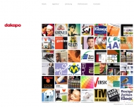 Website DAKAPO Gesellschaft f. Design u. Kommunikation