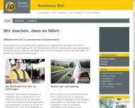 Bild Webseite Gall Autohaus Opel-Service Kaisersbach
