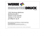 Bild Werbe + Industriedruck GmbH