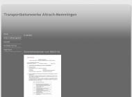 Bild Transportbetonwerke Aitrach-Memmingen GmbH & Co. KG