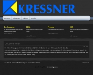 Website Kressner Dr. Baubetreuungen-Eigenheimbau
