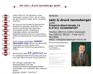 Bild Tanneberger GmbH Satz und Druck