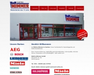 Bild Wimmer GmbH Elektrohausgerteverkauf Kundendienst fr Hausgerte Elektroinstallation