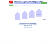 Website Wohnungsunternehmen Frankenheim e.G.