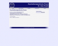 Bild Prudlo Uwe Dr.rer.soc. Psychotherapeut, Medizinischer Psychologe