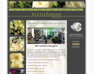 Website Blumenhaus Kretschmann Inh. Sabine Zwager Kretschmann