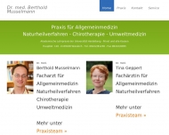 Bild Musselmann Berthold Dr. Arzt fr Allgemeinmedizin Chirotherapie Naturheilverfahren