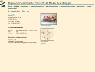 Website Mader Wolf-Ulrich Chirotherapie Umweltmedizin