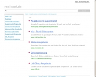 Website VIVA Realkauf Wohnbedarf