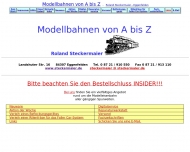 Bild Steckermaier Roland, Modellbahnen von A-Z