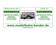 Bild Bender Hans W. Dipl.-Kfm. Fachgeschft fr Modellbahnen