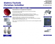 Website Elektrotechnik Schüßler