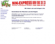Bild MINI-EXPRESS Kurier-Transport GmbH
