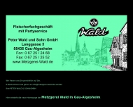 Bild Peter Wald und Sohn GmbH Metzgereibetrieb