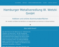 Bild Hamburger Metallveredelung W. Wetzki GmbH