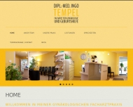 Website Tempel Ingo Facharzt für Gynäkologie und Geburtshilfe