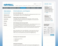 Website Wohnbau e.G. Wohnungsbaugenossenschaft Essen