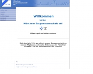 Website Münchner Baugenossenschaft eG