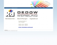 Website Dedow Schrift- u. Schildermaler