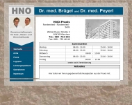Bild Brgel Franz Dr.med. u. Peyerl Christian Dr.med. rzte fr Hals- Nasen- und Ohrenkrankheiten
