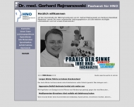 Website Dr. med. Gerhard Rejmanowski
