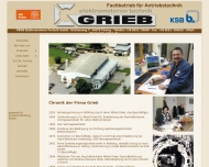 Website Grieb Elektromotoren-Technik