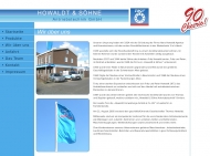 Website Howaldt & Söhne Technischer Großhandel