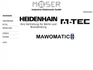 Website Moser Industrie-Elektronik