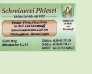 Bild Phiesel Manfred Schreinerei