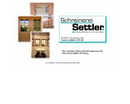 Bild Settler Schreinerei