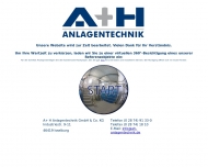 Bild A + H Maschinen- u. Anlagenbau GmbH & Co KG