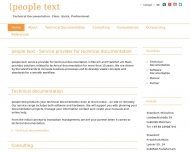 Bild people text - Technische Dokumentation und Online-Hilfen