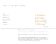 Bild Altrock Bodo Dr.med. Facharzt fr Psychotherapeutische Medizin