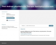 Bild Thiel Andreas physikalische Therapie Sportsphysiotherapie