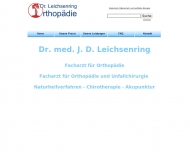 Bild Leichsenring Jrg Dieter Dr.med. Facharzt fr Orthopdie, Naturheilverfahren, Chirotherapie