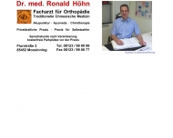 Bild Hhn R. Dr.med. Facharzt fr Orthopdie und Chirotherapie