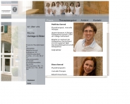 Website Konrad Matthias Praxis f�r Krankengymnastik und Massage