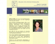 Website Praxis für Physiotherapie Katrin Lesniak