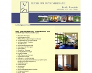 Website Praxis für Physiotherapie Katrin Lesniak