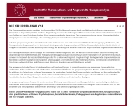 Bild Institut fr Gruppenanalyse Mnster
